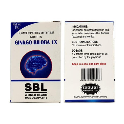 SBL Ginkgo Biloba Tablet 1X